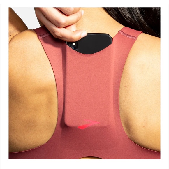 Brooks Vibrant Pink Sports Bra - Picture 6 of 8